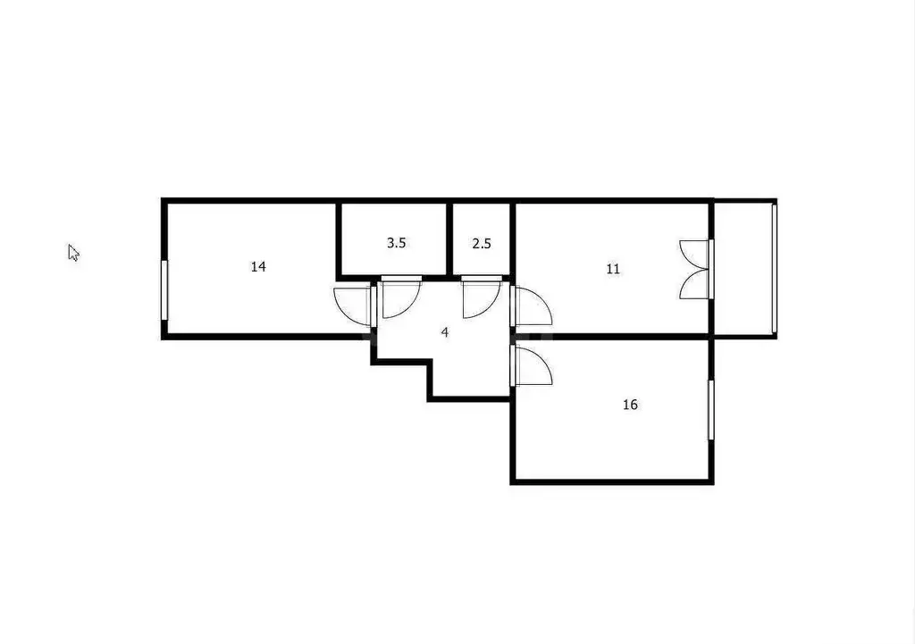 2-комнатная квартира: Мурино, Оборонная улица, 37к2 (52 м) - Фото 0