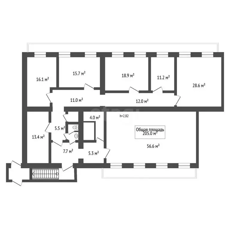 Помещение свободного назначения (205 м) - Фото 1