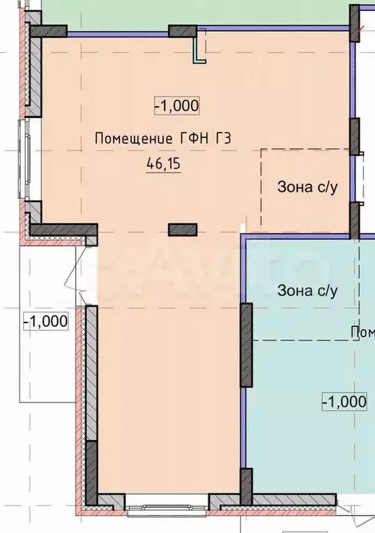 Продам помещение свободного назначения, 46.15 м - Фото 0