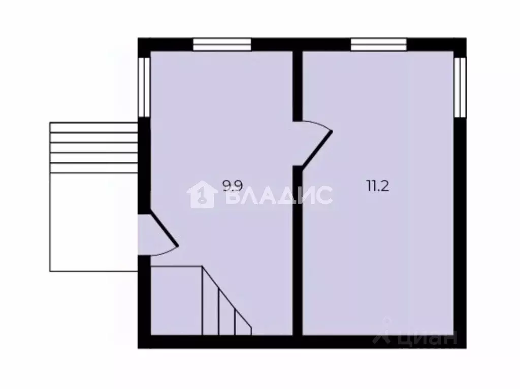 Дом в Владимирская область, Собинка Лесное садовые участки, 235 (32 м) - Фото 2