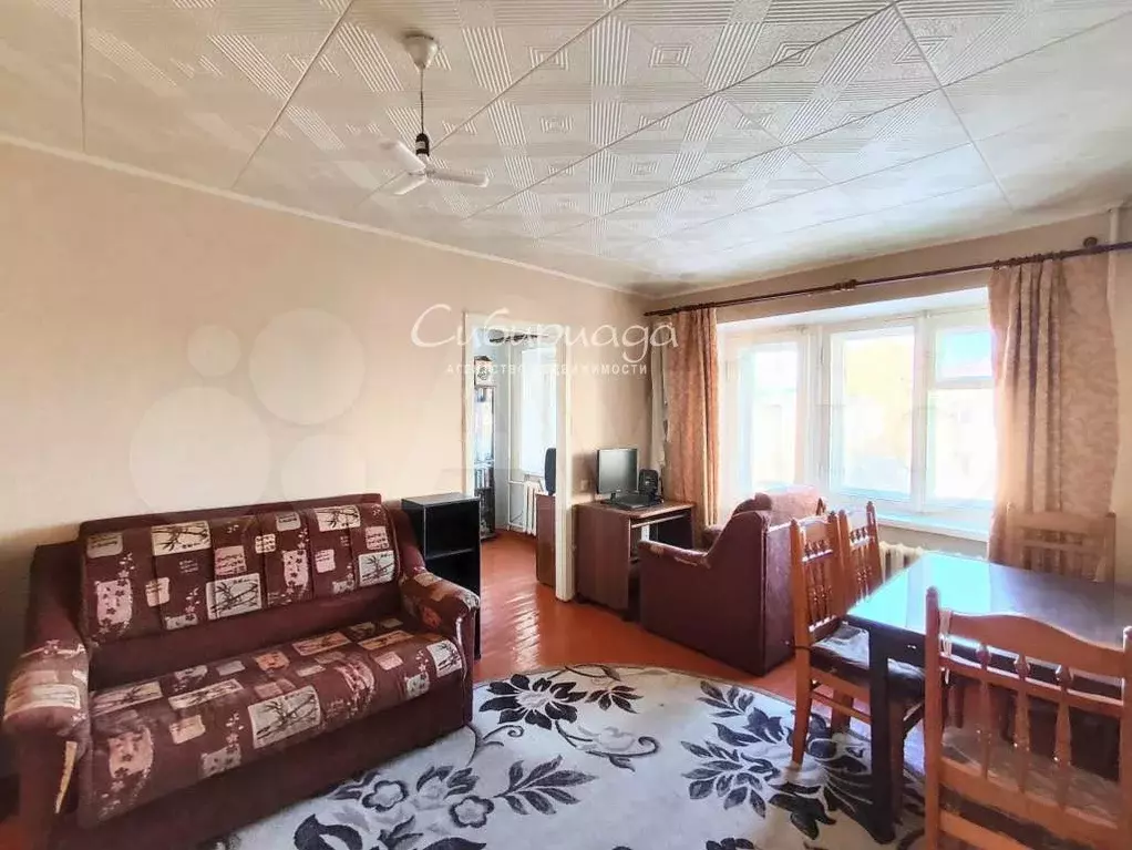 3-к. квартира, 56,4 м, 4/5 эт. - Фото 1
