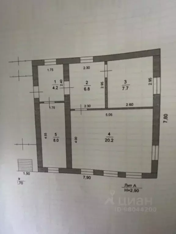 Дом в Нижегородская область, Бор Садовая ул., 11 (47 м) - Фото 1