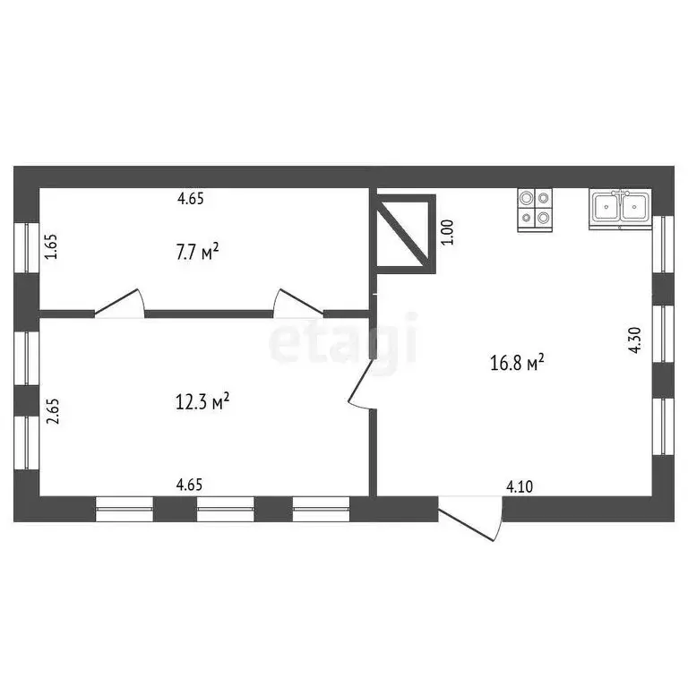 Дом в Мичуринск, Зелёная улица (36.8 м) - Фото 0