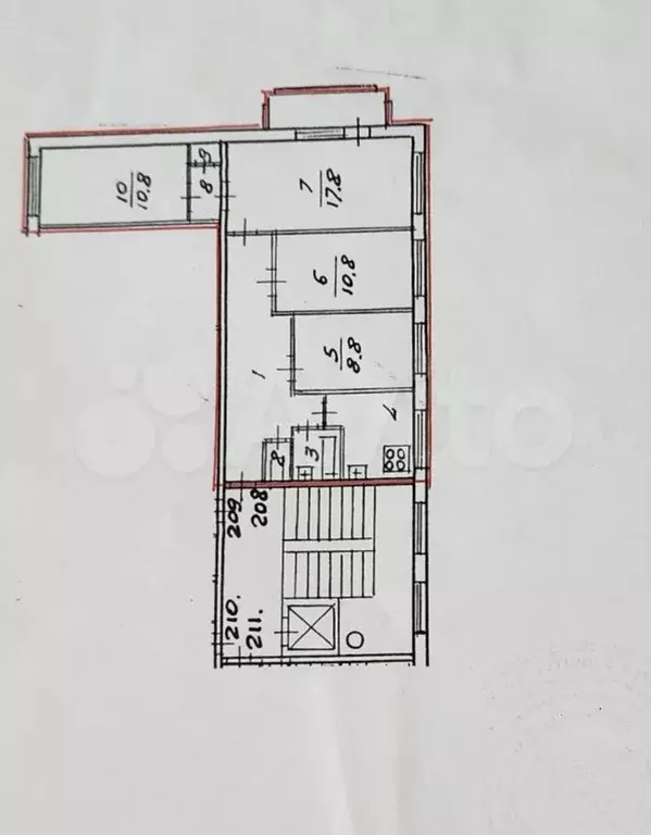 4-к. квартира, 72,7 м, 8/9 эт. - Фото 0