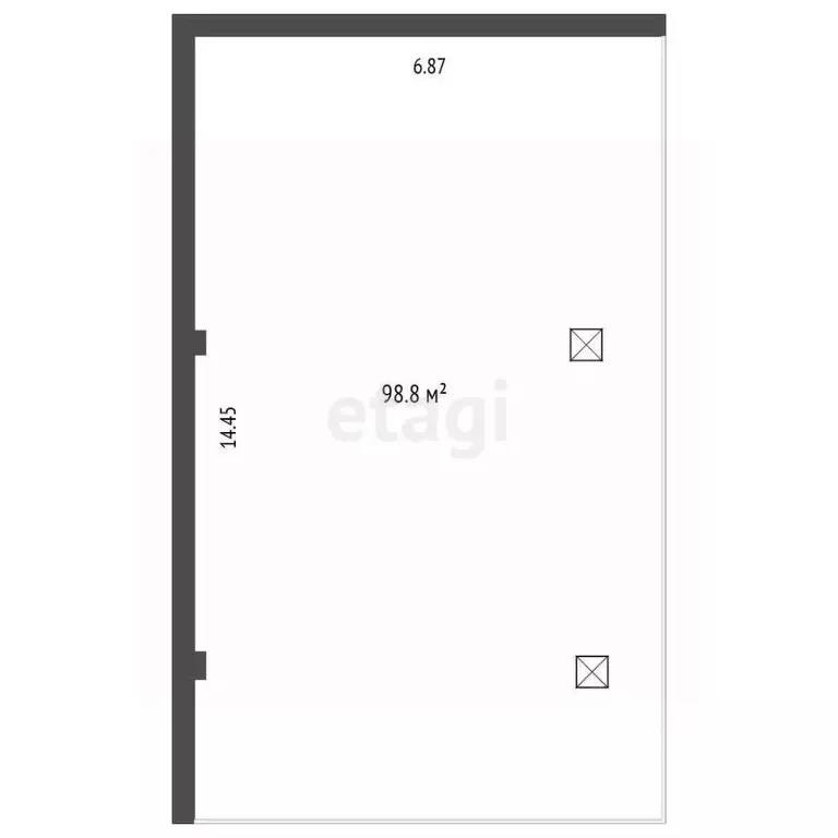 Торговая площадь в Тюменская область, Тюмень ул. 30 лет Победы, 7/5 ... - Фото 2