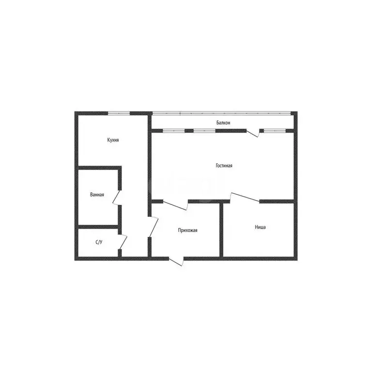 1-комнатная квартира: Строитель, улица 5 Августа, 1 (39.4 м) - Фото 1