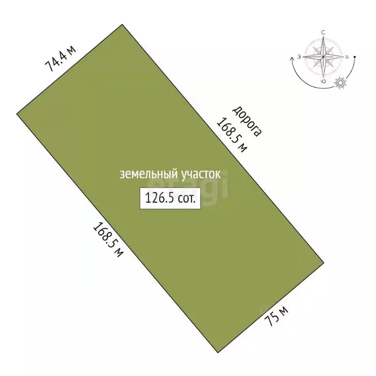 Участок в Ярославская область, Тутаевский муниципальный округ, ... - Фото 2