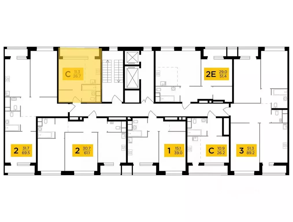 1-к кв. Москва Филатов Луг жилой комплекс, к6 (26.7 м) - Фото 0