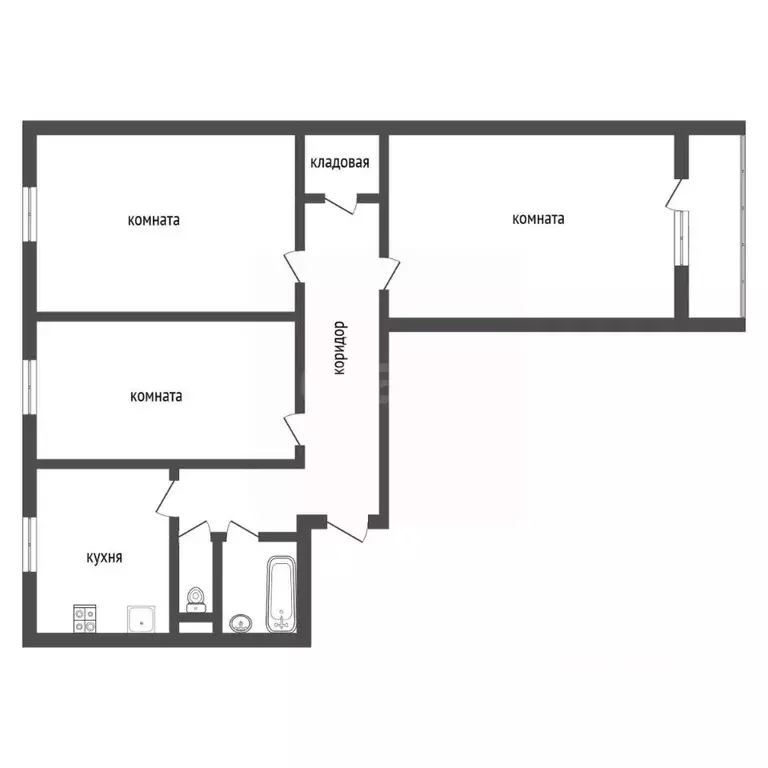 2-к кв. Воронежская область, Воронеж ул. Кропоткина, 1 (72.0 м) - Фото 1