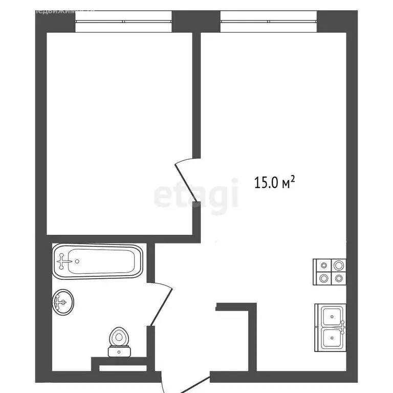 1-комнатная квартира: Ярославль, улица Лескова, 38 (32.1 м) - Фото 0