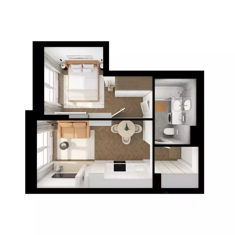 1-к кв. Московская область, Красногорск городской округ, пос. ... - Фото 2