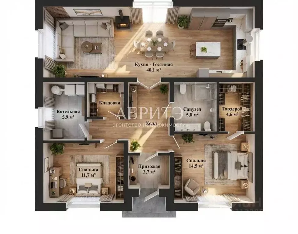 Коттедж в Липецкая область, Липецкий муниципальный округ, с. Частая ... - Фото 2