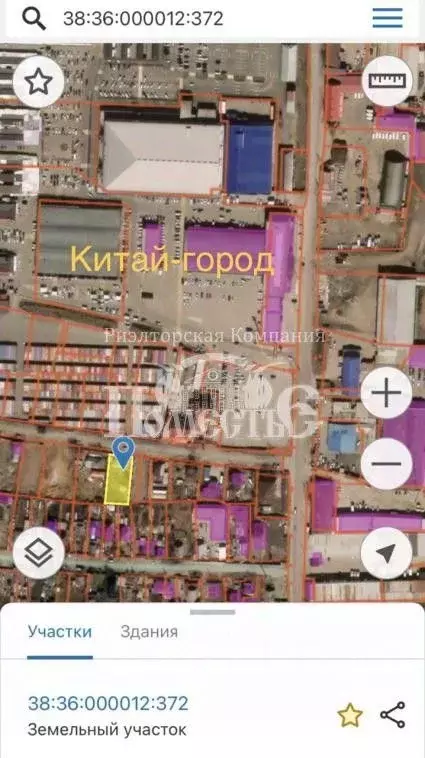 Участок в Иркутская область, Иркутск ул. Владимира Давыдова (8.76 ... - Фото 1