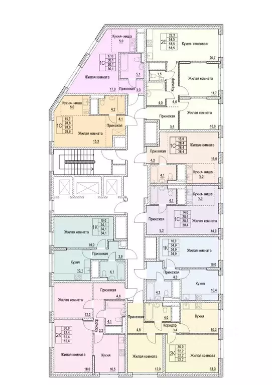 1-к кв. Московская область, Мытищи Медицинская ул., 11 (30.1 м) - Фото 1