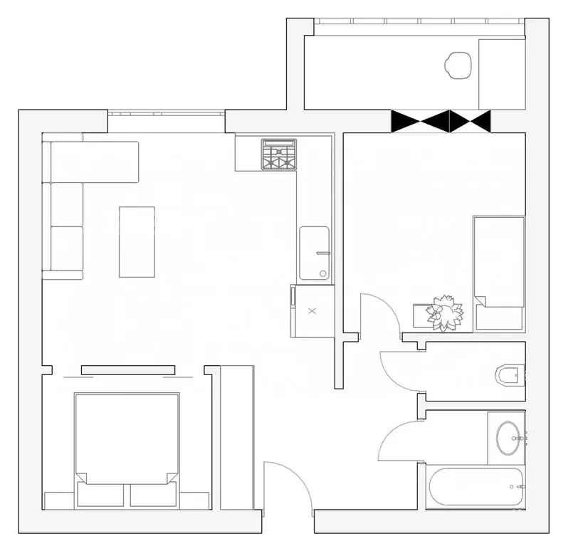 2-к кв. Московская область, Балашиха Саввино мкр, ул. Ленина, 1/5 ... - Фото 2