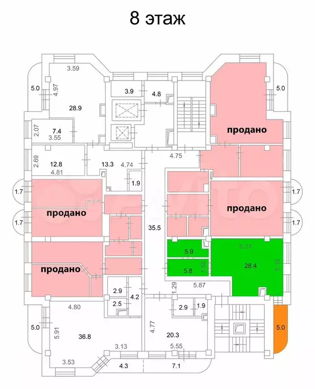 Продам офис возле метро, правый берег, 45 м - Фото 0