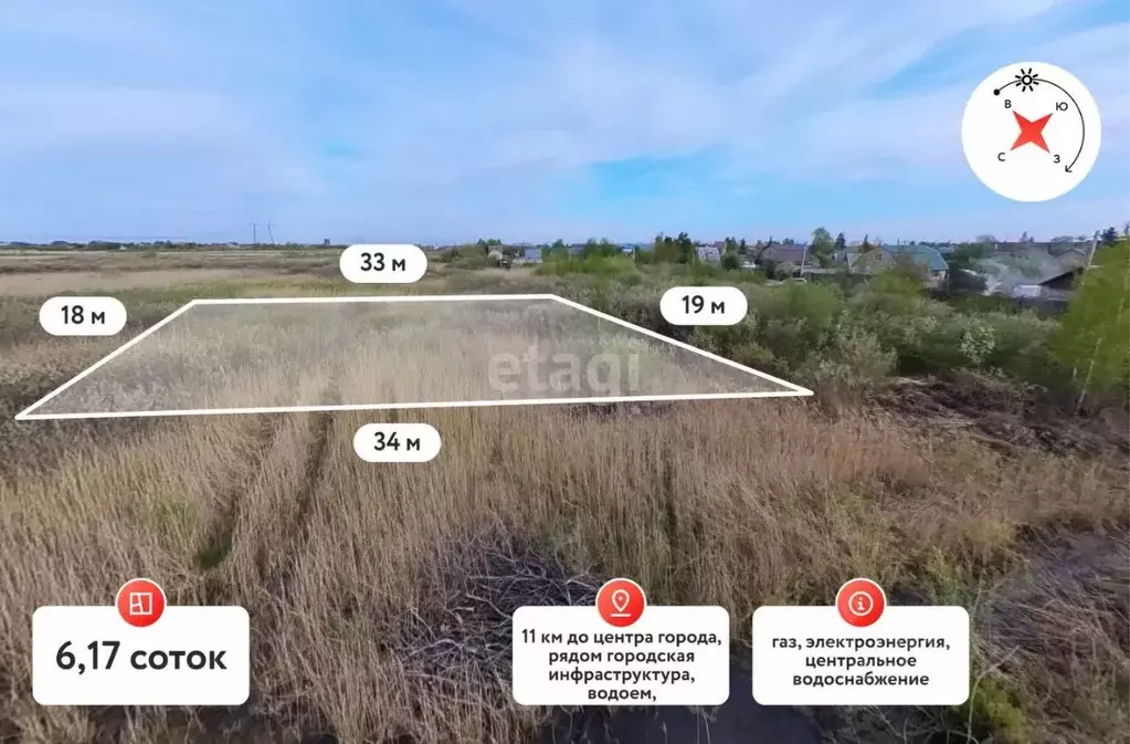 Участок в Тюменская область, Тюмень Корабельщик садовое товарищество, ... - Фото 1