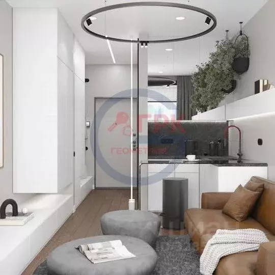 Студия Москва Автомобильный проезд, 4 (23.69 м) - Фото 2