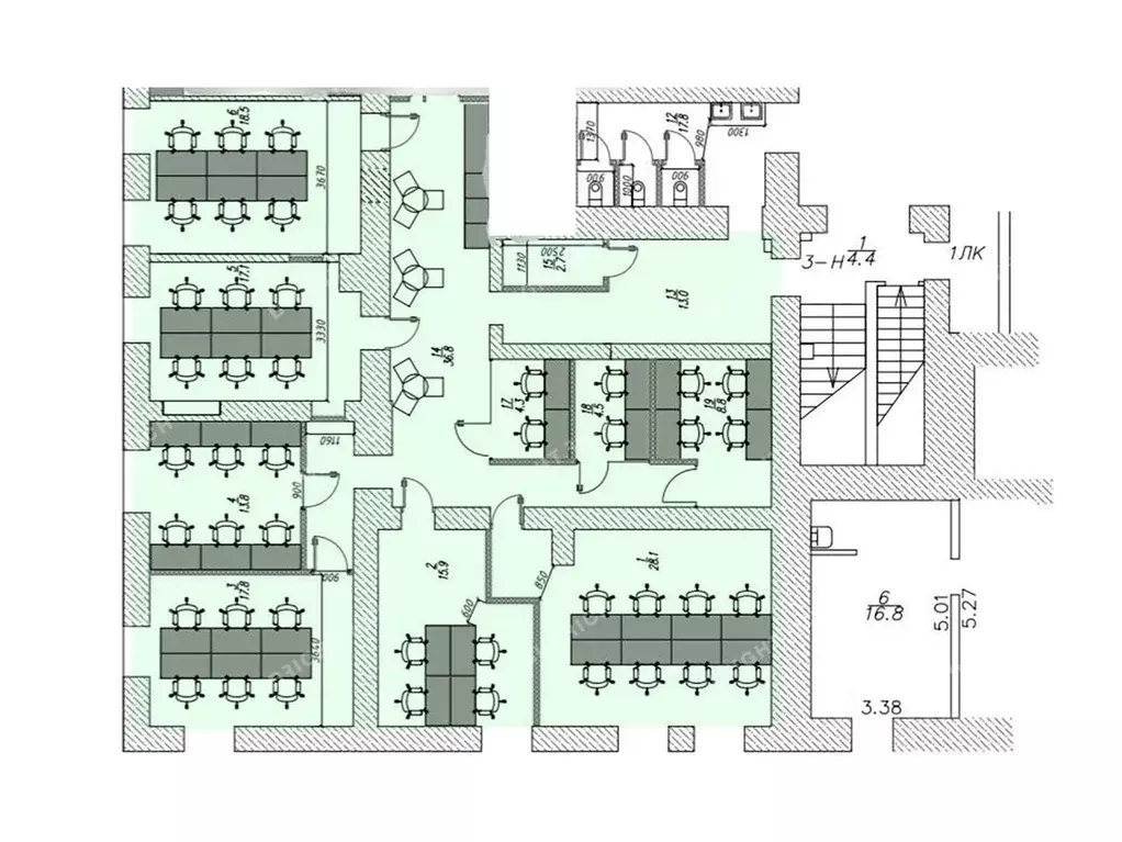 Офис в Санкт-Петербург Днепропетровская ул., 14Б (199 м) - Фото 2