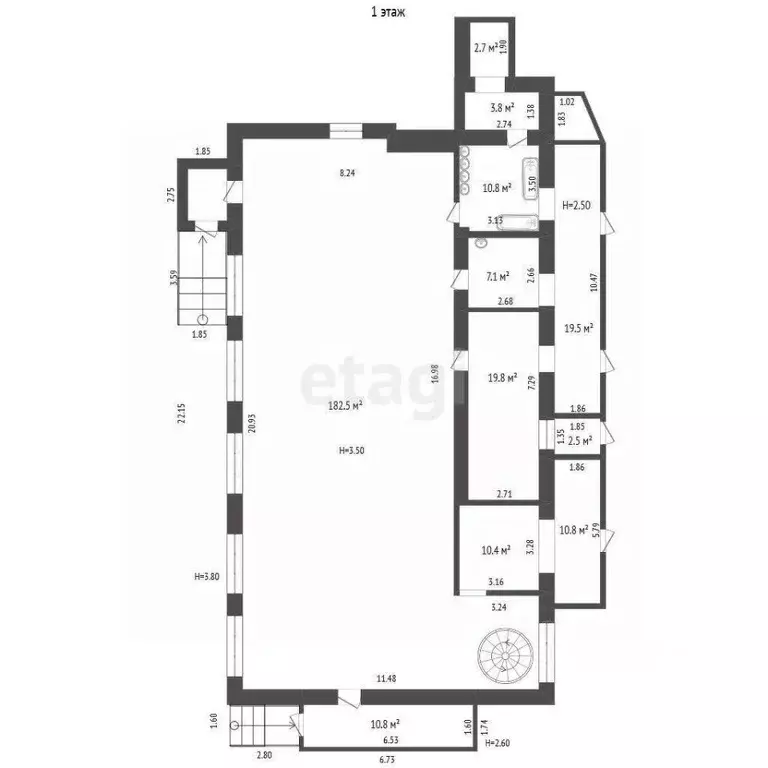 Склад в Вологодская область, Череповец ул. Партизана Окинина, 7 (526 ... - Фото 1