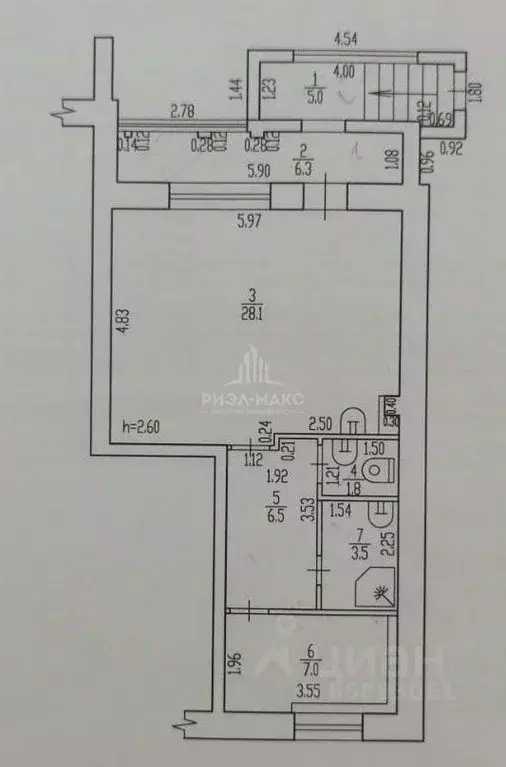 2-к кв. Брянская область, Брянск Полесская ул., 3 (58.2 м) - Фото 1