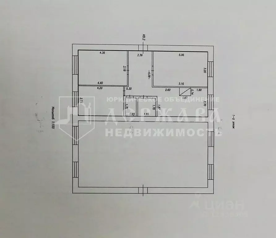 Дом в Кемеровская область, Топки ул. Чехова, 236 (69 м) - Фото 2