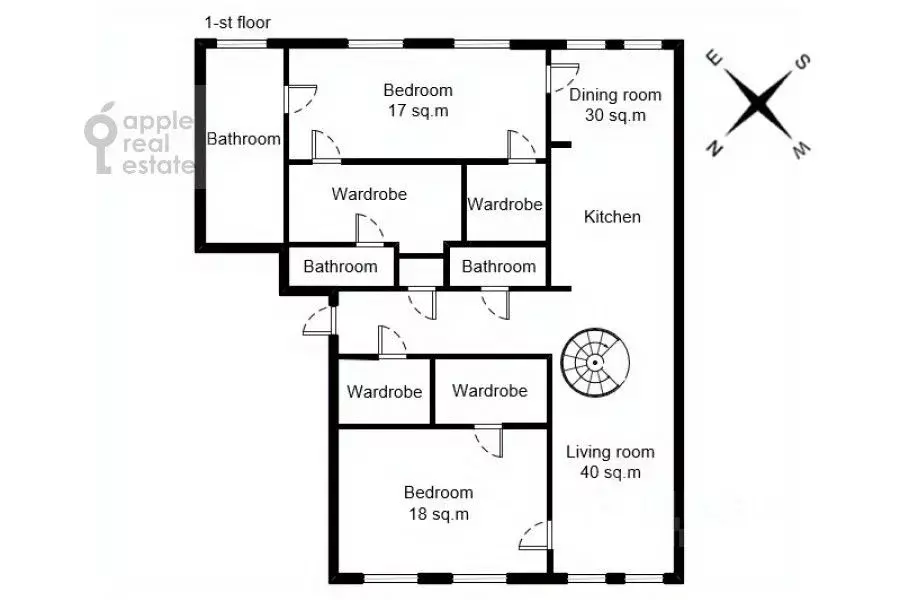 4-к кв. Москва Большой Патриарший пер., 4 (182.0 м) - Фото 2