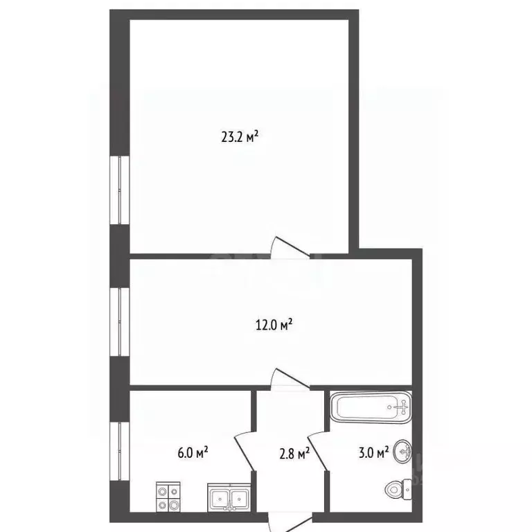 Торговая площадь в Крым, Феодосия ул. Октябрьская, 2 (23 м) - Фото 2