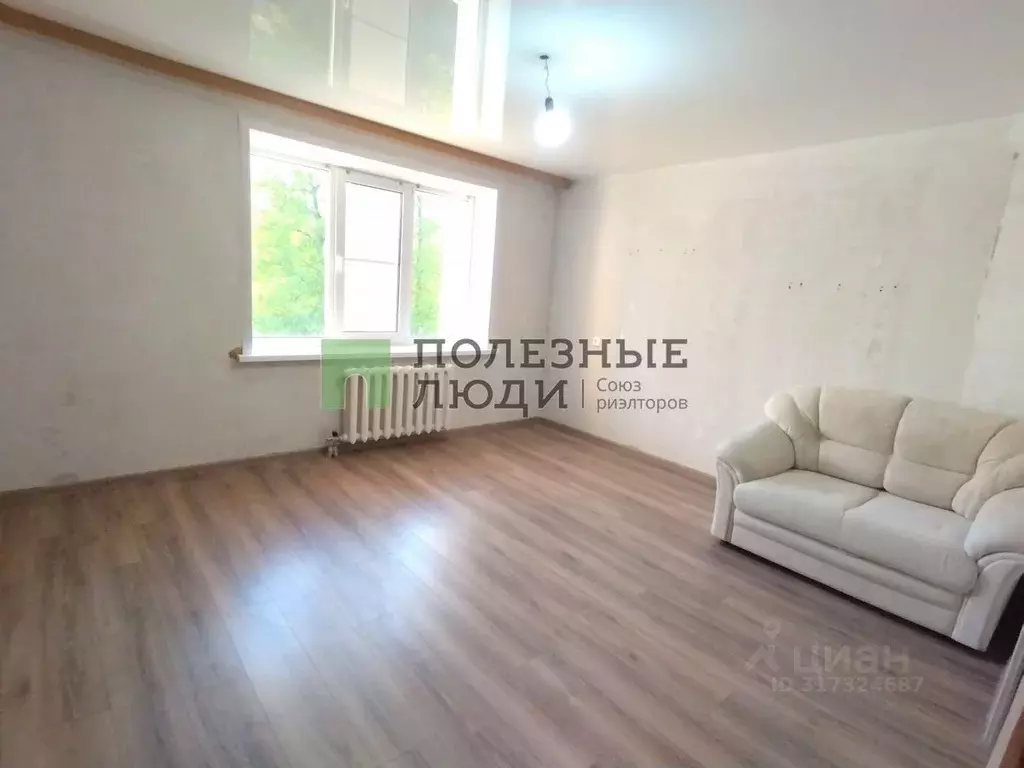 1-к кв. Татарстан, Зеленодольск ул. Рогачева, 36А (46.0 м) - Фото 0