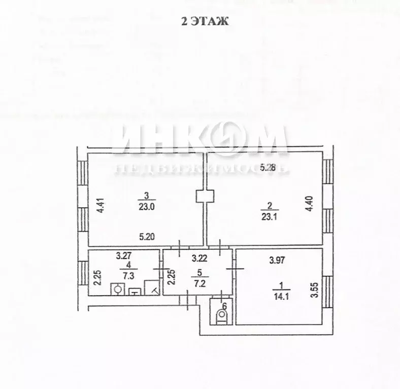 1к в 3-комнатной квартире (14.1 м) - Фото 1