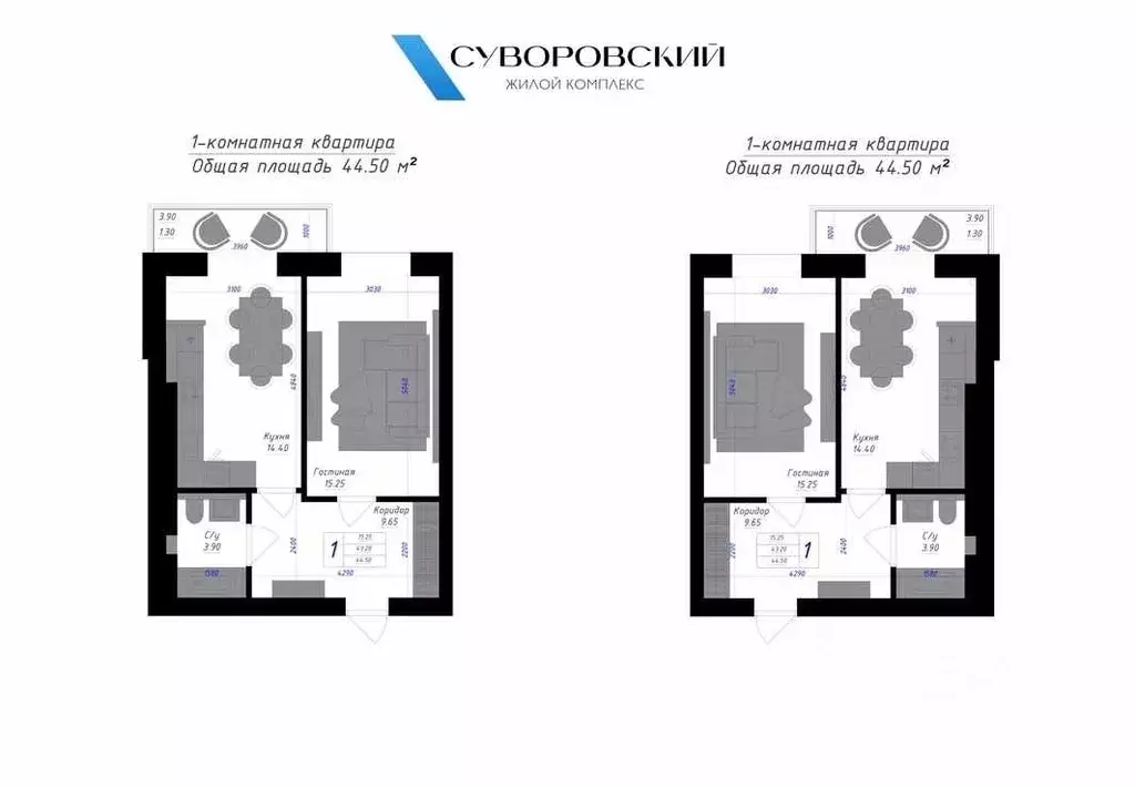 1-к кв. Северная Осетия, Владикавказ ул. Цоколаева, 41 (44.5 м) - Фото 1