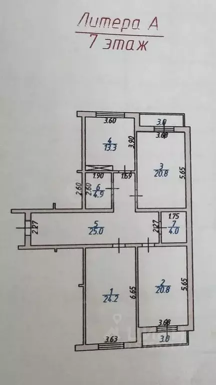 3-к кв. Дагестан, Махачкала ул. Азиза Алиева, 8 (113.0 м) - Фото 0