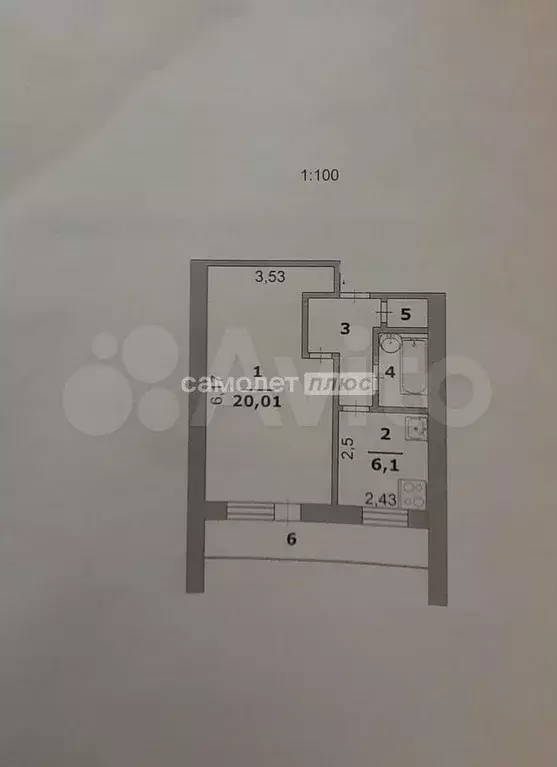 1-к. квартира, 34 м, 9/9 эт. - Фото 0