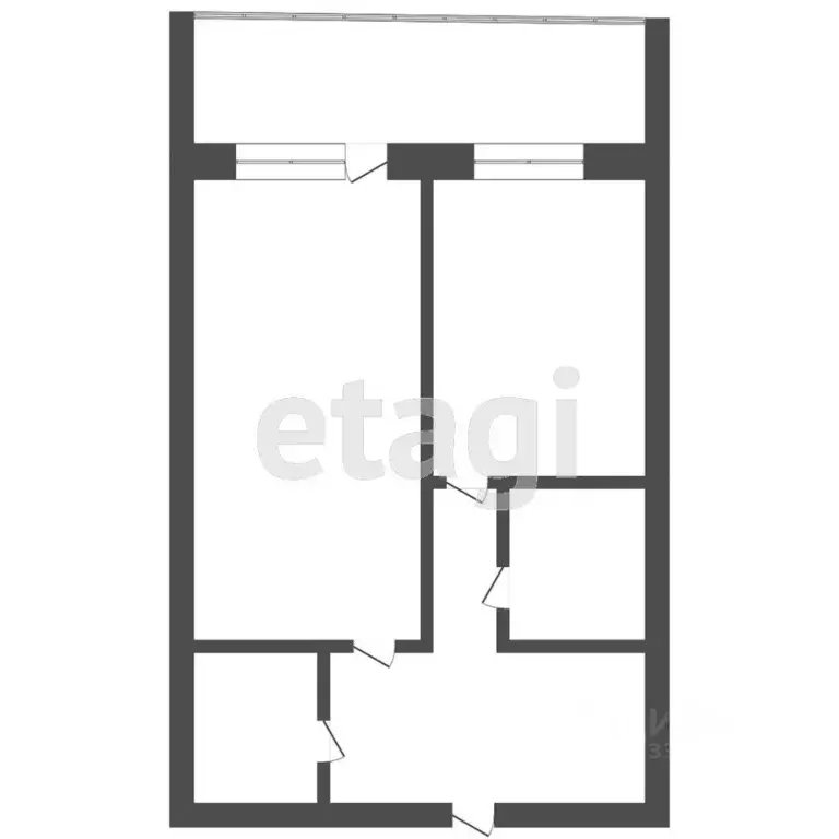 2-к кв. Томская область, Северск ул. Калинина, 147 (51.0 м) - Фото 2