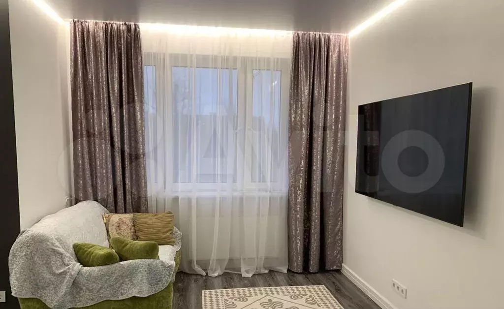 1-к. квартира, 44 м, 4/24 эт. - Фото 1