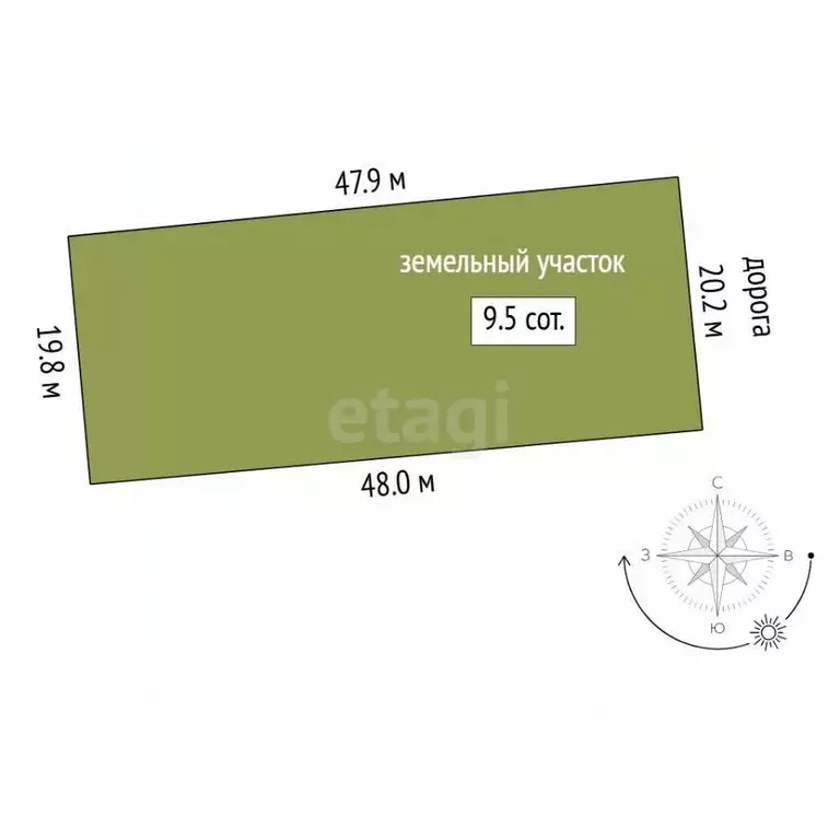 Участок в Тюменская область, Нижнетавдинский муниципальный округ, ... - Фото 1