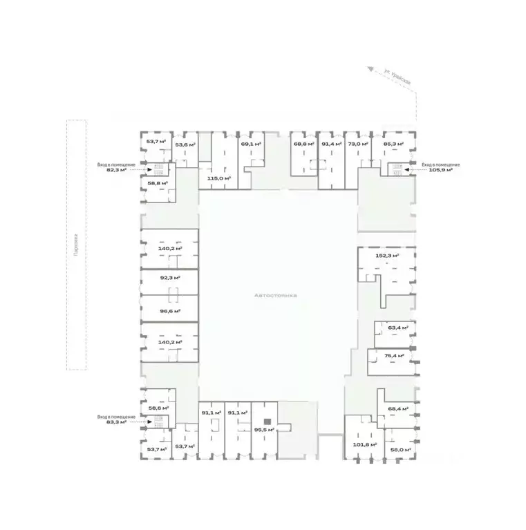 Помещение свободного назначения в Тюменская область, Тюмень Зарека ... - Фото 2