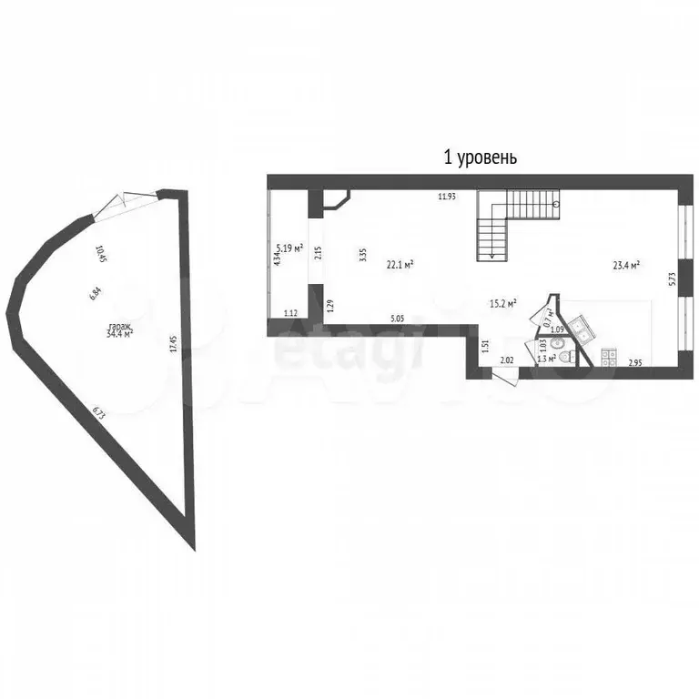 3-к. квартира, 124 м, 5/6 эт. - Фото 0