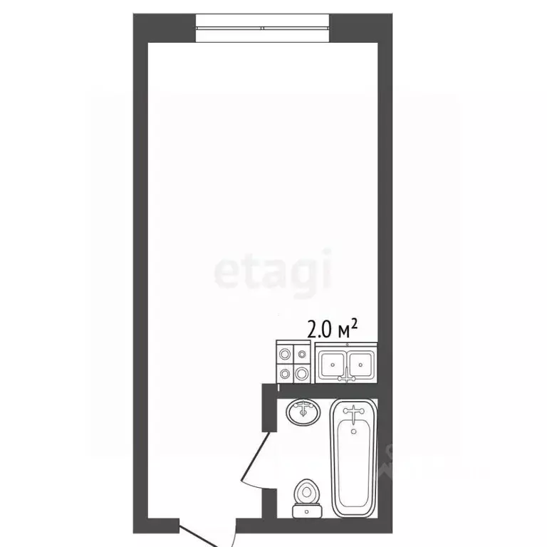 Студия Кемеровская область, Кемерово просп. Ленина, 135б (16.5 м) - Фото 2