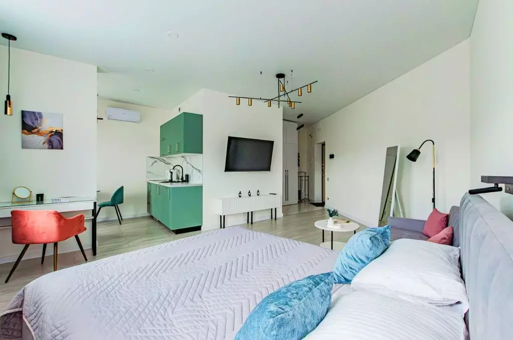 1-к кв. Татарстан, Казань ул. Оренбургский Тракт, 8Д (35.0 м) - Фото 1