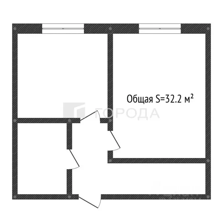 1-к кв. Алтайский край, Барнаул ул. Сергея Ускова, 37 (32.2 м) - Фото 2