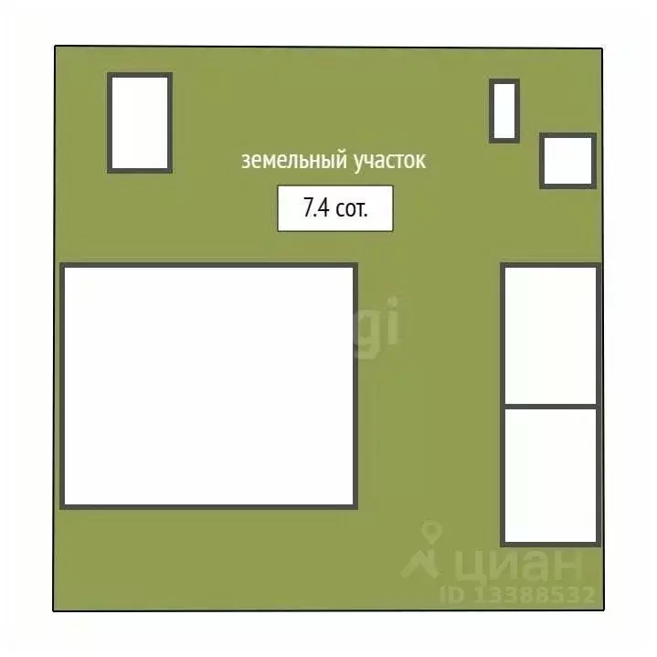 Дом в Красноярский край, Емельяновский район, Элитовский сельсовет, д. ... - Фото 2