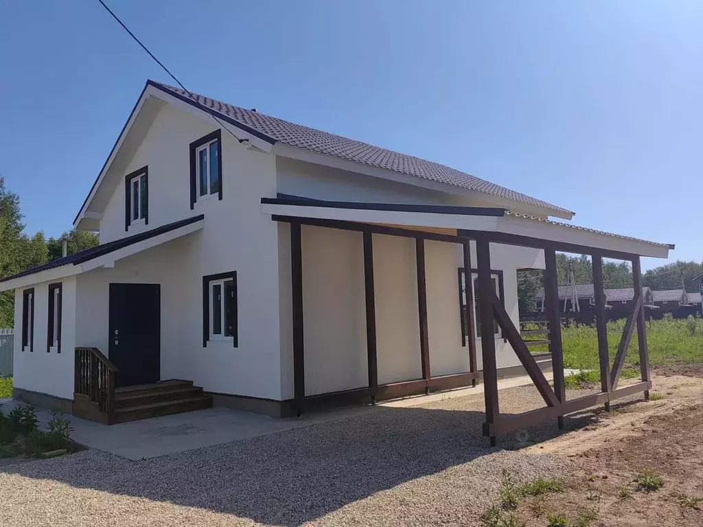 Дом в Калужская область, Боровский район, Совьяки с/пос, д. Рязанцево  ... - Фото 0