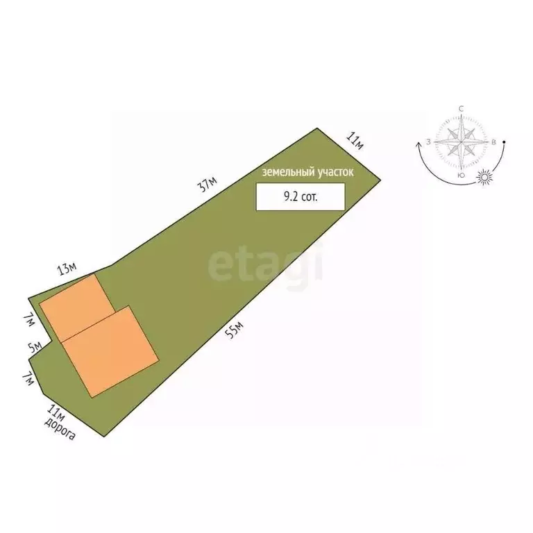 Дом в Тюменская область, Тюмень ул. Герцена (653 м) - Фото 1