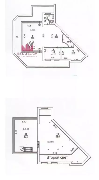 5-к кв. Москва Минская ул., 1ГК1 (355.0 м) - Фото 1