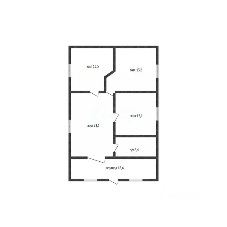 Дом в Краснодарский край, Белореченск Росинка СОТ,  (93 м) - Фото 2