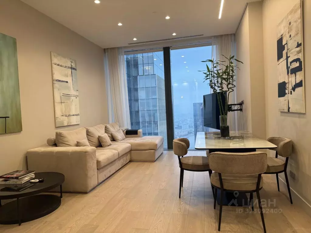 2-к кв. Москва 1-й Красногвардейский проезд, 22с1 (65.0 м) - Фото 1