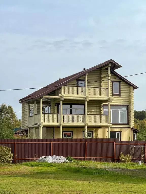 Коттедж в Карелия, Олонецкий район, Ильинское с/пос, д. Устье Тулоксы  ... - Фото 1