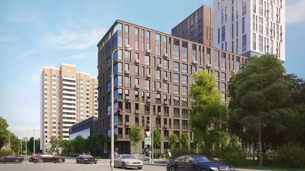 4-к кв. Москва Лермонтовская ул., 1 (99.36 м) - Фото 1