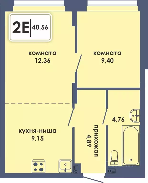 2-к кв. Пермский край, Пермь Камская Долина мкр, Аксиома жилой ... - Фото 0